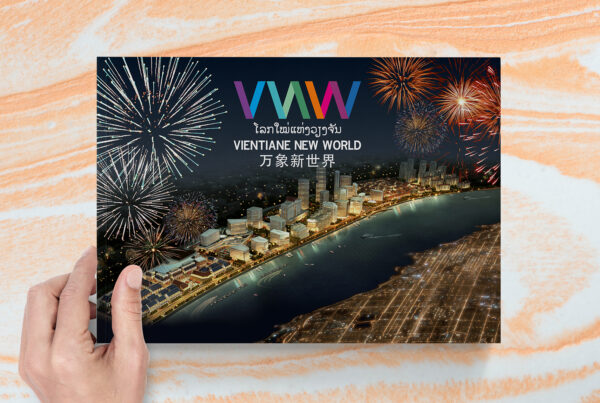 VNW Vientiane New World Graphic Design Brochure Play Creative Lab Lyon France Vientiane Laos Creative Marketing Agency